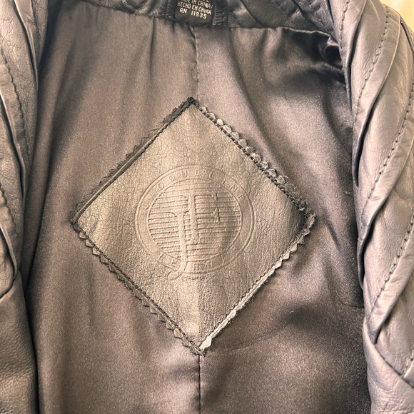 Vintage Jacqueline Ferrar Full Length Leather Coat Great Condition - Picture 5 of 6